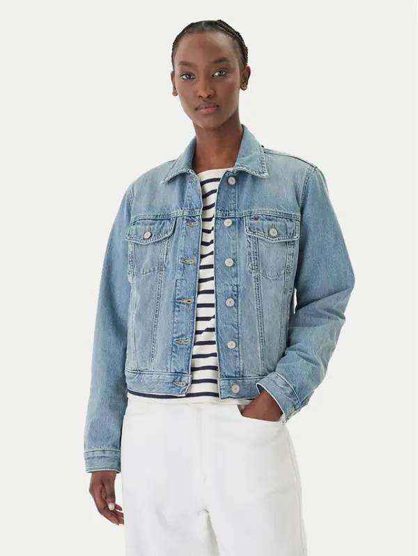 Tommy Jeans Tommy Jeans Traper jakna Classic DW0DW22720 Plava Regular Fit