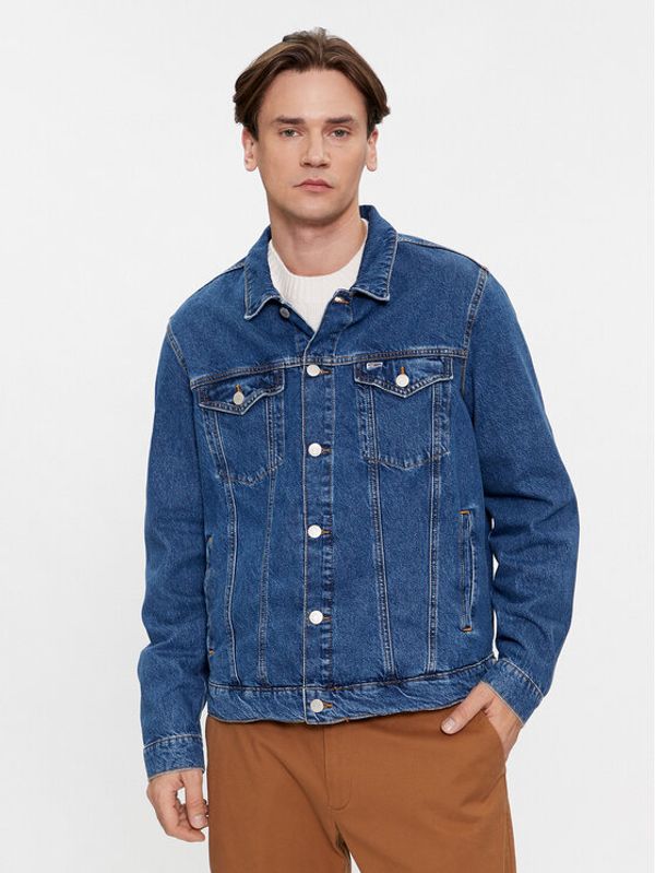 Tommy Jeans Tommy Jeans Traper jakna DM0DM17472 Tamnoplava Regular Fit