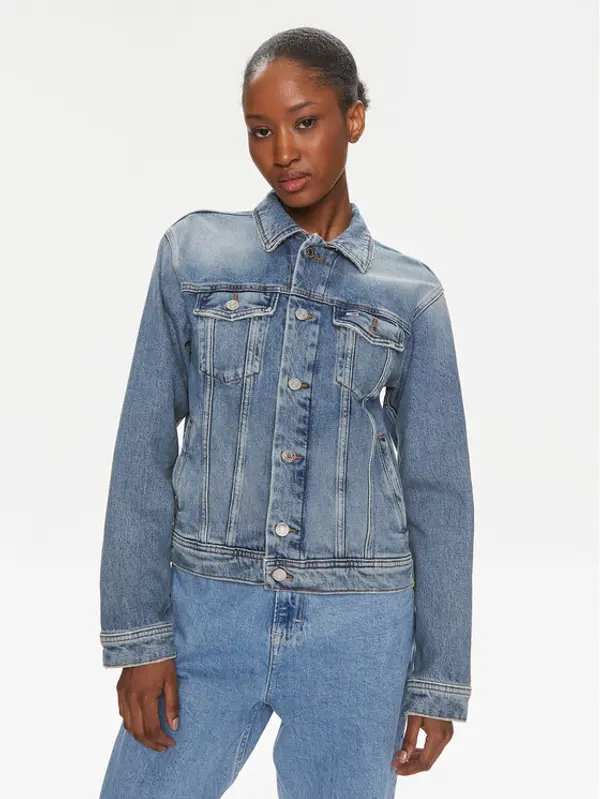 Tommy Jeans Tommy Jeans Traper jakna DW0DW16994 Plava Regular Fit