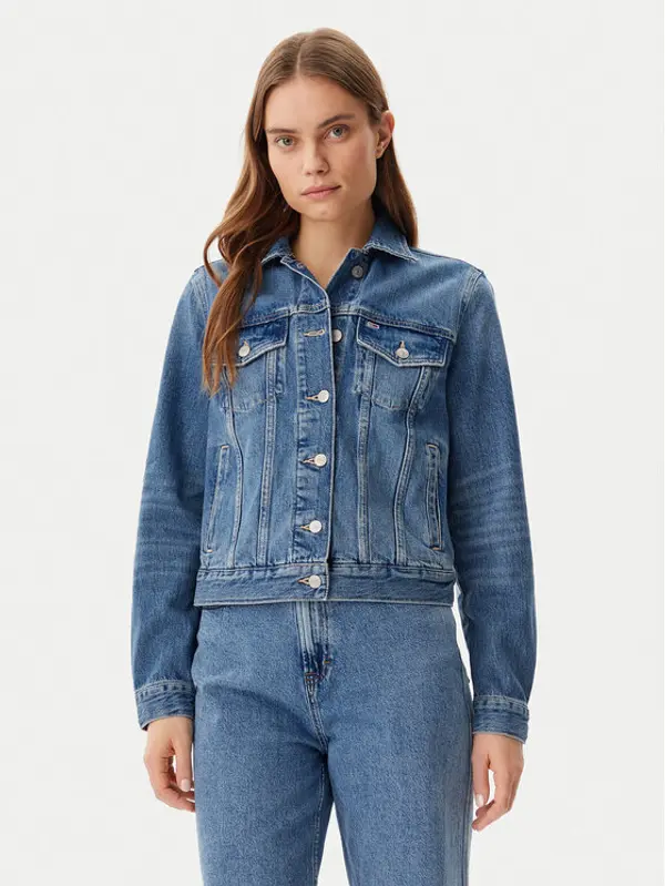 Tommy Jeans Tommy Jeans Traper jakna DW0DW20570 Plava Regular Fit