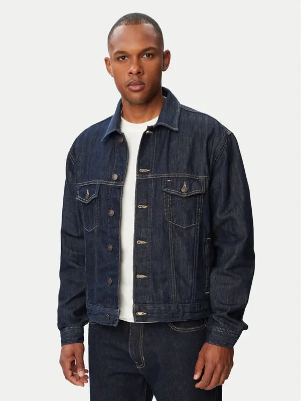 Tommy Jeans Tommy Jeans Traper jakna Jaimie DM0DM23328 Tamnoplava Regular Fit
