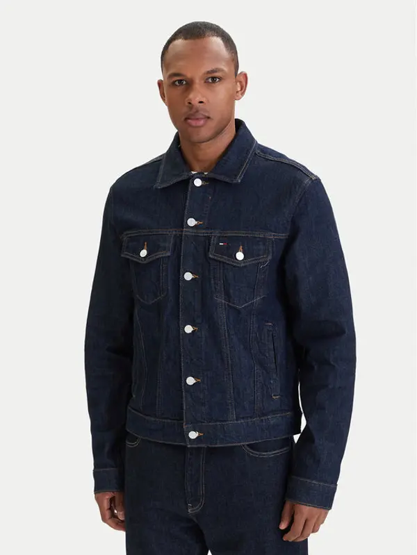Tommy Jeans Tommy Jeans Traper jakna Ryan DM0DM22984 Tamnoplava Regular Fit