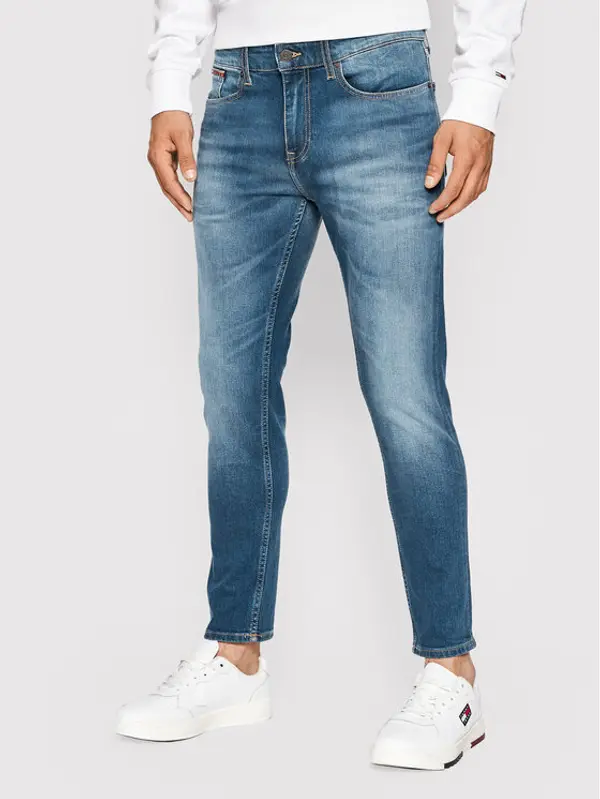 Tommy Jeans Tommy Jeans Traperice Austin DM0DM09550 Plava Slim Fit