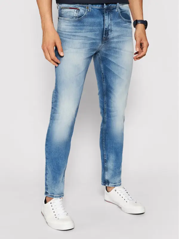 Tommy Jeans Tommy Jeans Traperice Austin DM0DM09555 Plava Slim Fit