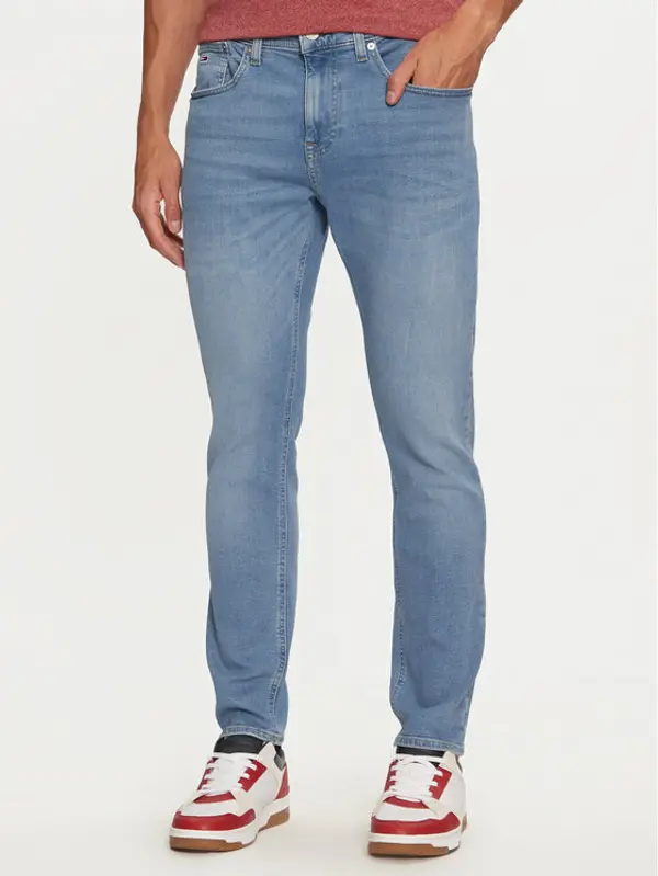 Tommy Jeans Tommy Jeans Traperice Austin DM0DM20174 Plava Slim Tapered Fit