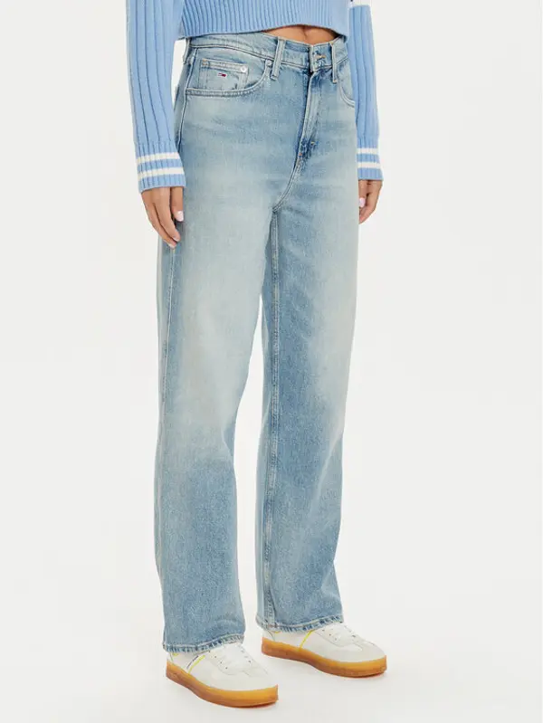 Tommy Jeans Tommy Jeans Traperice Betsy DW0DW19610 Plava Loose Fit