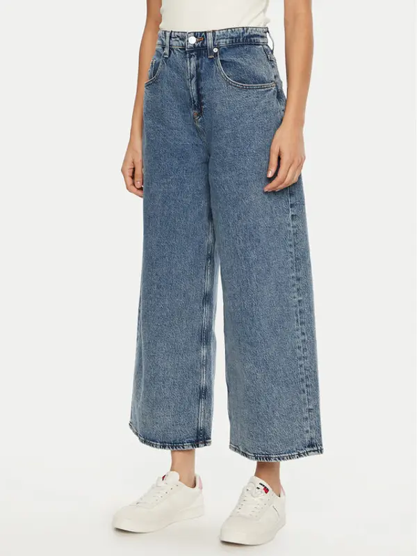 Tommy Jeans Tommy Jeans Traperice Charlie DW0DW19755 Plava Wide Leg