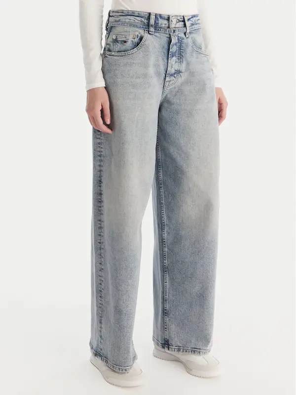 Tommy Jeans Tommy Jeans Traperice Charlie DW0DW20473 Plava Wide Leg