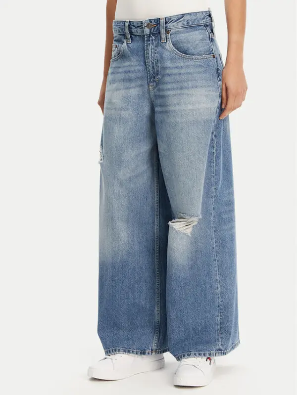 Tommy Jeans Tommy Jeans Traperice Charlie DW0DW21277 Plava Loose Fit