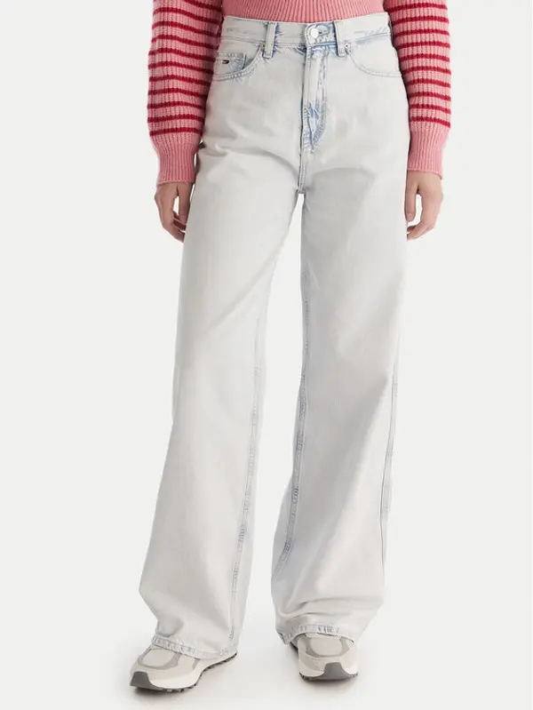 Tommy Jeans Tommy Jeans Traperice Claire DW0DW21378 Plava Wide Leg