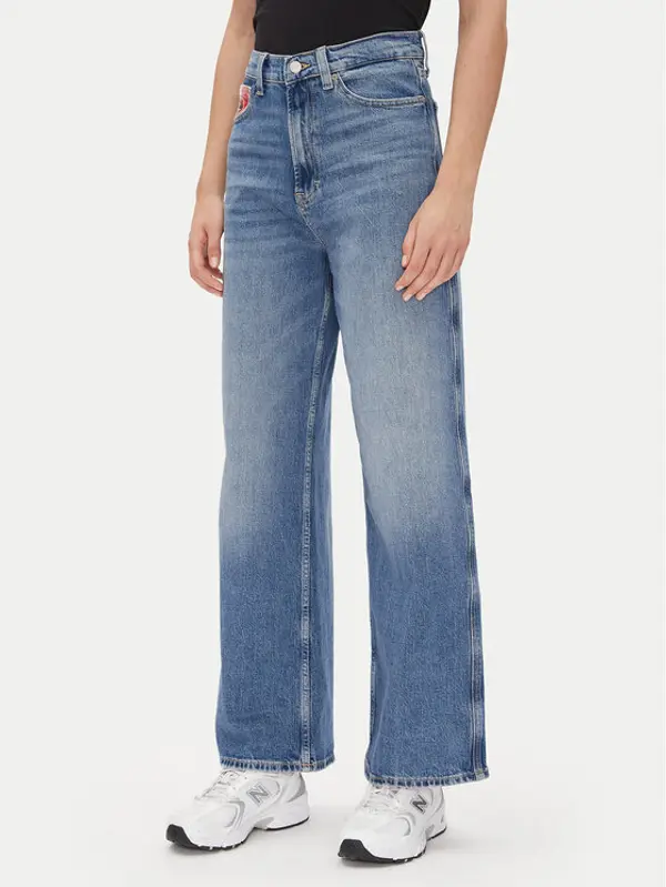 Tommy Jeans Tommy Jeans Traperice Claire Hr Wd Rwb Bi5135 DW0DW21293 Plava Regular Fit
