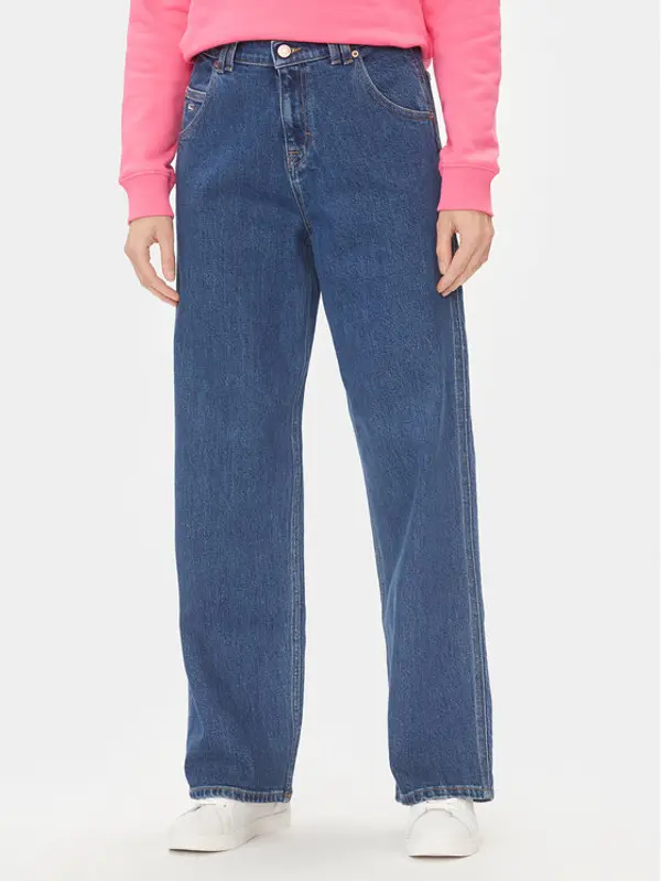 Tommy Jeans Tommy Jeans Traperice Daisy DW0DW17185 Plava Baggy Fit
