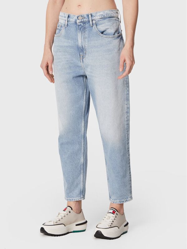 Tommy Jeans Tommy Jeans Traperice DW0DW14774 Plava Mom Fit