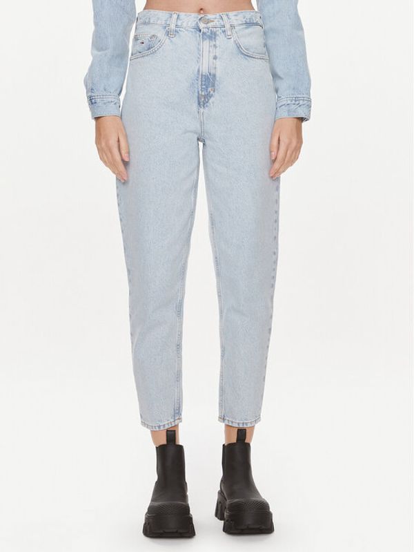 Tommy Jeans Tommy Jeans Traperice DW0DW17198 Plava Mom Fit
