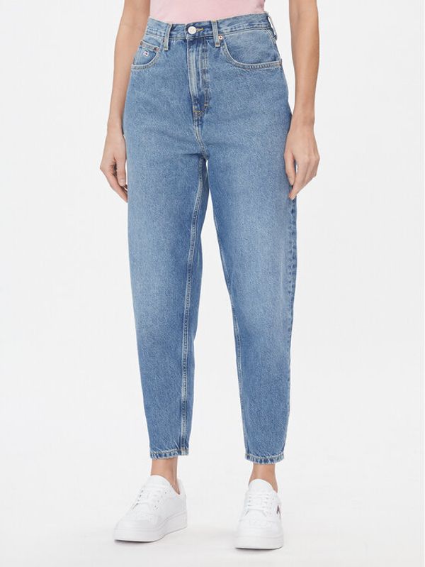 Tommy Jeans Tommy Jeans Traperice DW0DW17490 Plava Mom Fit