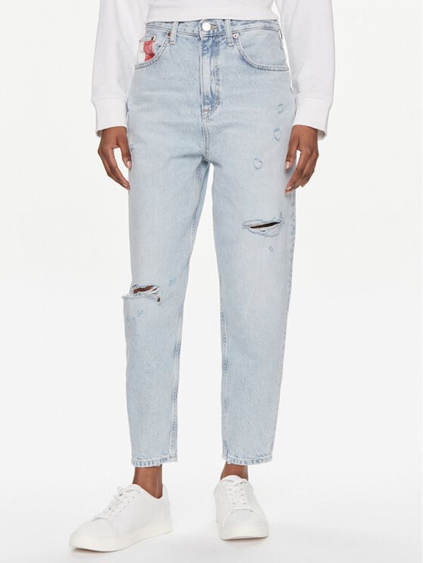 Tommy Jeans Tommy Jeans Traperice DW0DW18314 Plava Mom Fit