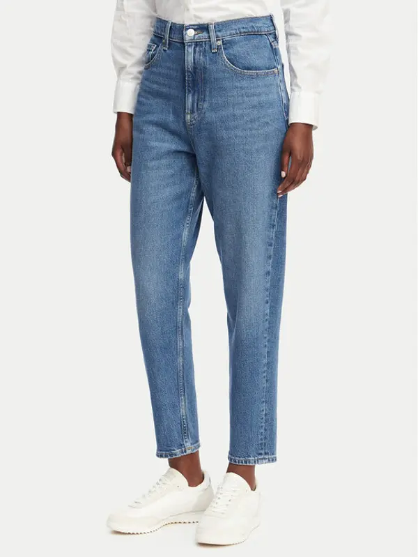 Tommy Jeans Tommy Jeans Traperice DW0DW19245 Plava Mom Fit