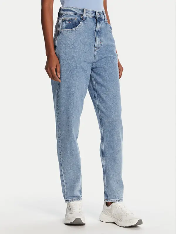 Tommy Jeans Tommy Jeans Traperice DW0DW21392 Plava Mom Fit