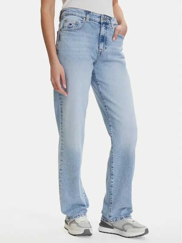 Tommy Jeans Tommy Jeans Traperice DW0DW22987 Plava Regular Fit