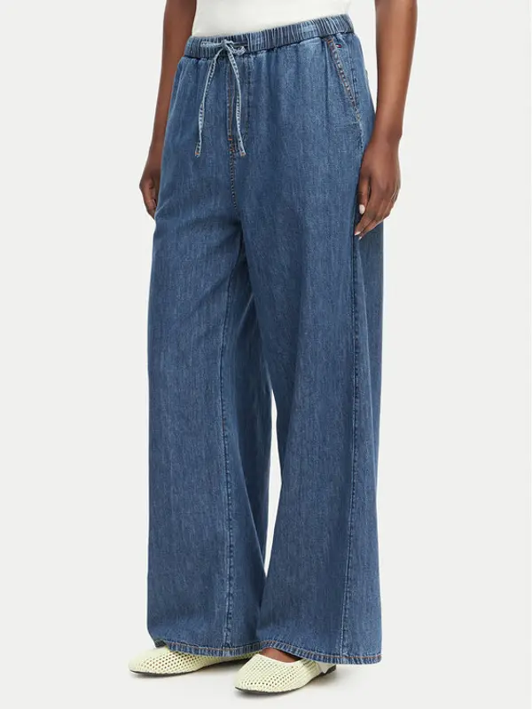 Tommy Jeans Tommy Jeans Traperice DW0DW23008 Plava Wide Leg