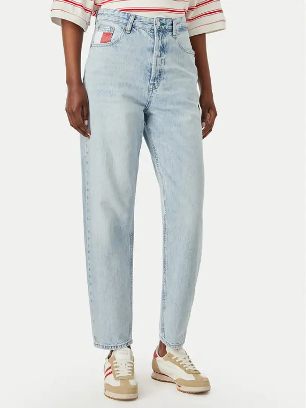 Tommy Jeans Tommy Jeans Traperice DW0DW23467 Plava Mom Fit