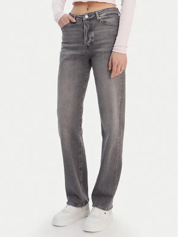 Tommy Jeans Tommy Jeans Traperice Kira DW0DW22424 Siva Straight Fit