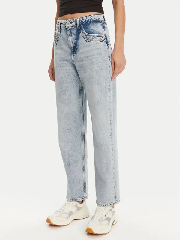 Tommy Jeans Tommy Jeans Traperice Layla DW0DW21418 Plava Straight Fit