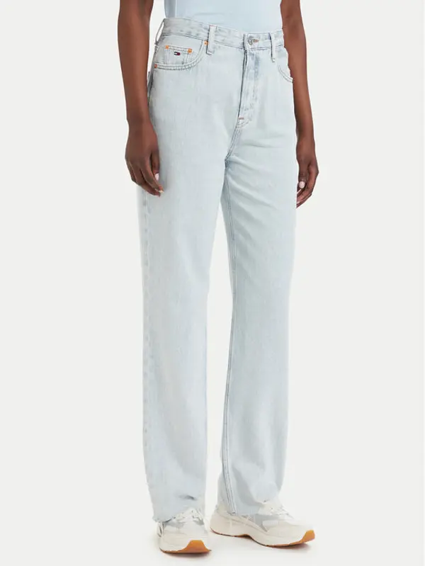 Tommy Jeans Tommy Jeans Traperice Layla DW0DW23036 Svijetlo plava Slim Fit