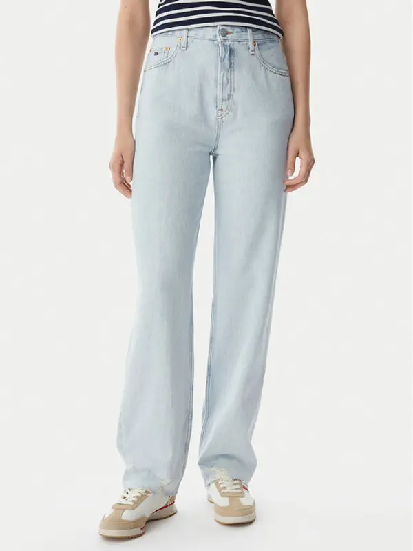 Tommy Jeans Tommy Jeans Traperice Layla DW0DW23036 Svijetlo plava Slim Fit