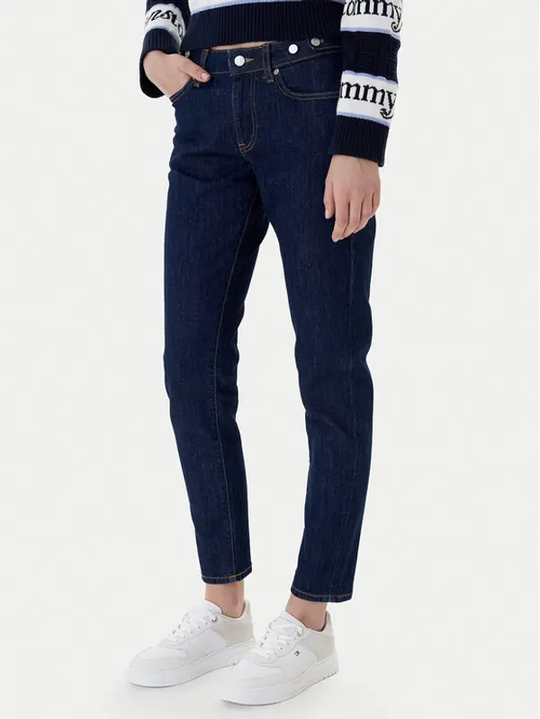 Tommy Jeans Tommy Jeans Traperice Lucy DW0DW22432 Tamnoplava Slim Fit