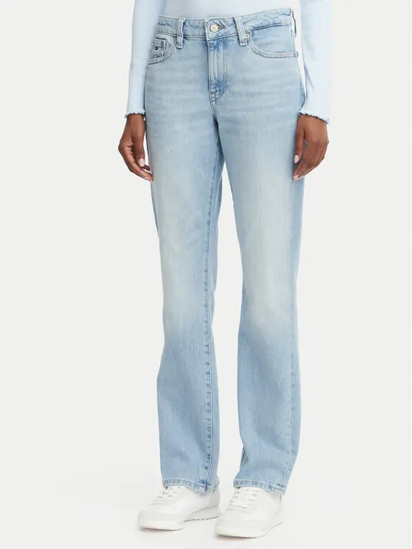 Tommy Jeans Tommy Jeans Traperice Lucy DW0DW23156 Svijetlo plava Slim Fit