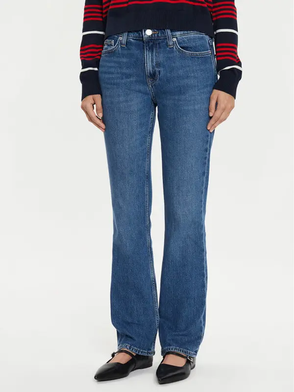 Tommy Jeans Tommy Jeans Traperice Maddie DW0DW19271 Plava Straight Fit