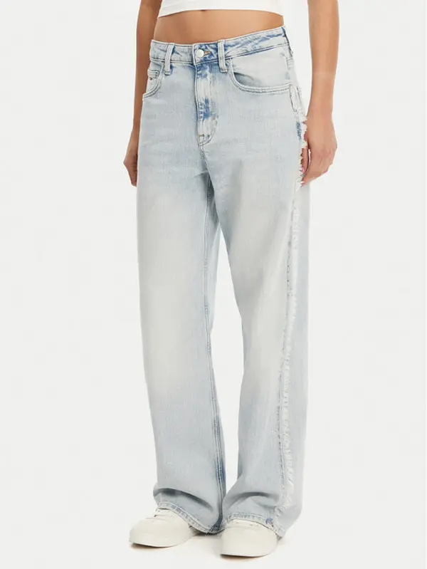 Tommy Jeans Tommy Jeans Traperice Mia DW0DW20060 Plava Relaxed Fit