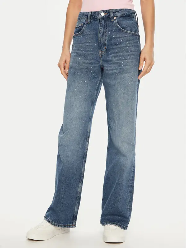 Tommy Jeans Tommy Jeans Traperice Mia DW0DW20176 Plava Straight Fit
