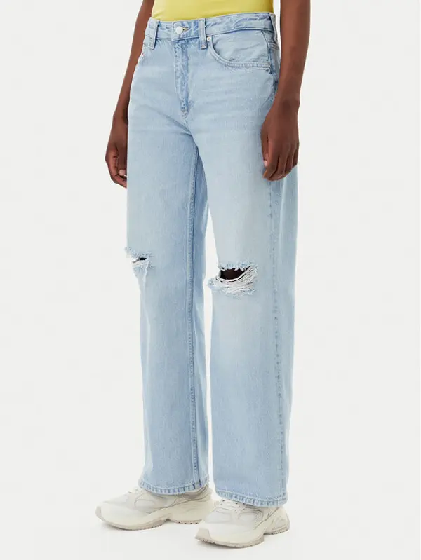 Tommy Jeans Tommy Jeans Traperice Mia DW0DW21282 Plava Relaxed Fit