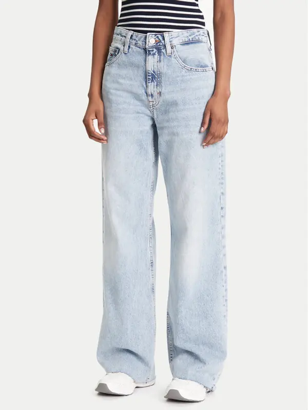 Tommy Jeans Tommy Jeans Traperice Mia DW0DW21412 Plava Relaxed Fit