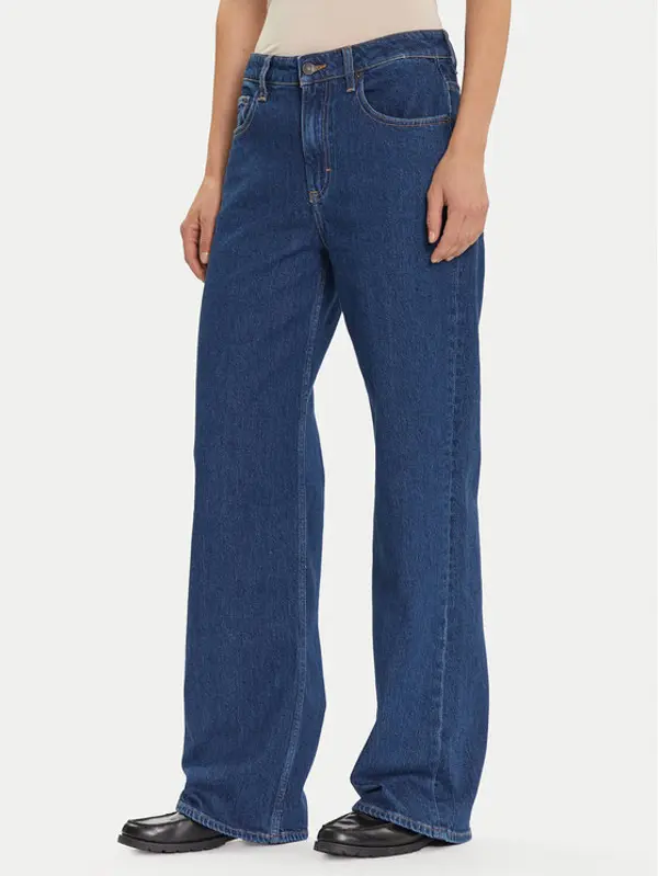 Tommy Jeans Tommy Jeans Traperice Mia DW0DW21953 Tamnoplava Relaxed Fit