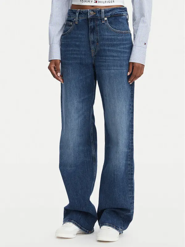 Tommy Jeans Tommy Jeans Traperice MIA MR DW0DW23078 Tamnoplava Relaxed Fit