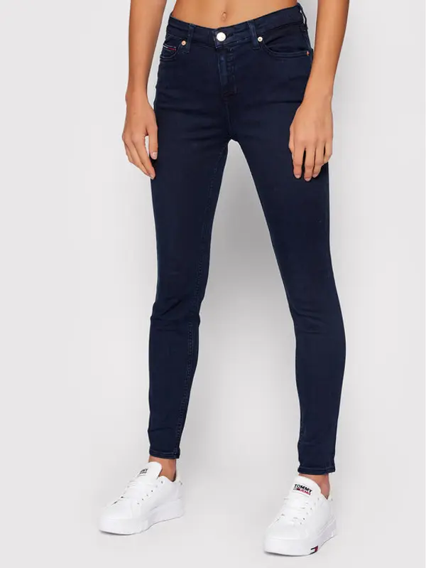 Tommy Jeans Tommy Jeans Traperice Nora DW0DW09209 Tamnoplava Skinny Fit