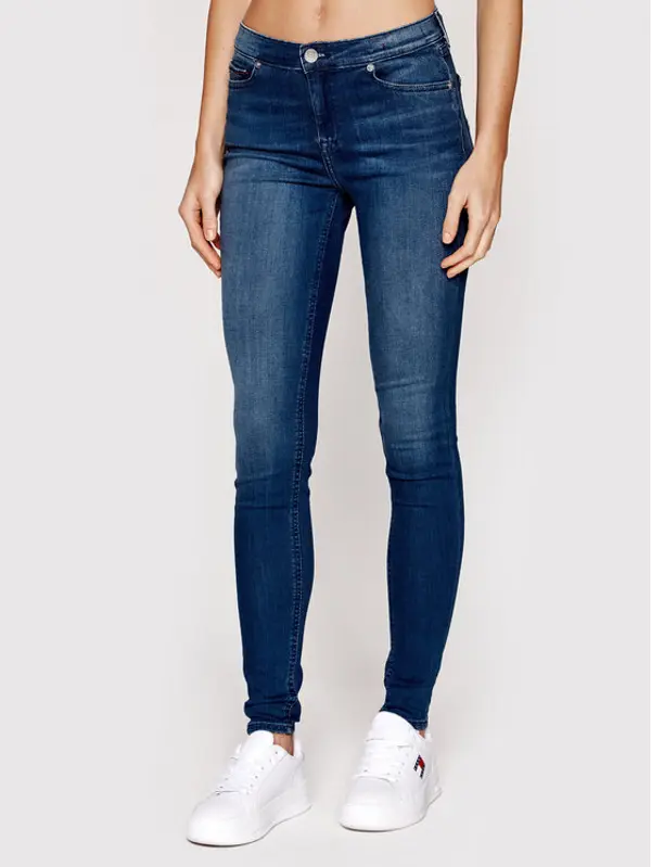 Tommy Jeans Tommy Jeans Traperice Nora DW0DW09213 Tamnoplava Skinny Fit