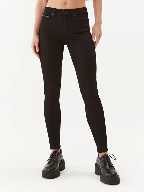 Tommy Jeans Tommy Jeans Traperice Nora DW0DW09216 Crna Skinny Fit