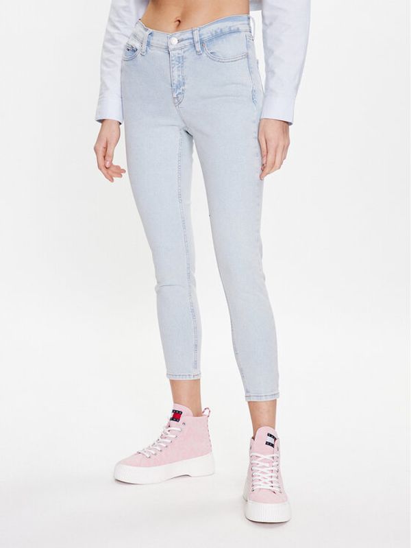 Tommy Jeans Tommy Jeans Traperice Nora DW0DW15499 Svijetloplava Skinny Fit