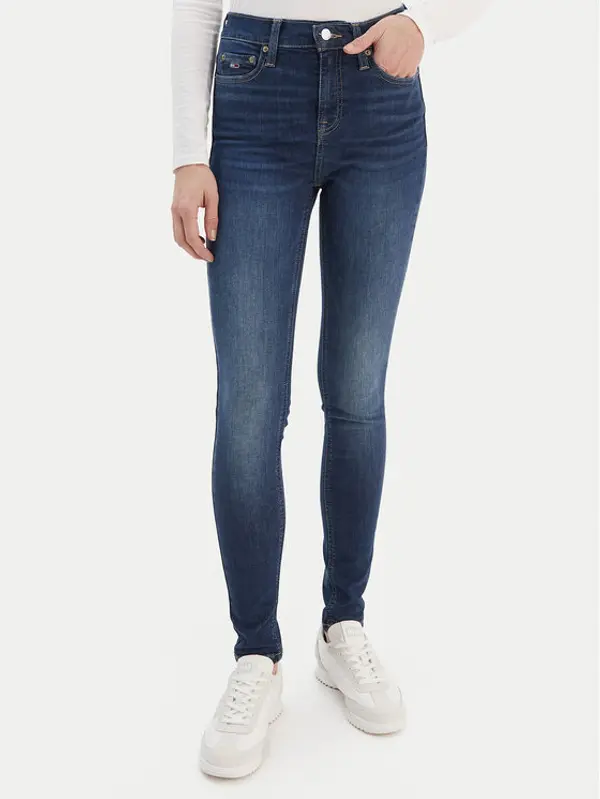 Tommy Jeans Tommy Jeans Traperice Nora DW0DW19254 Plava Skinny Fit