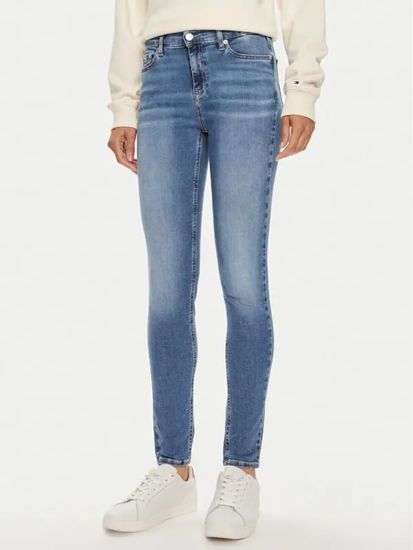 Tommy Jeans Tommy Jeans Traperice Nora DW0DW19255 Plava Skinny Fit