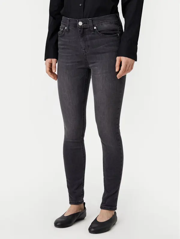 Tommy Jeans Tommy Jeans Traperice Nora DW0DW19550 Siva Skinny Fit