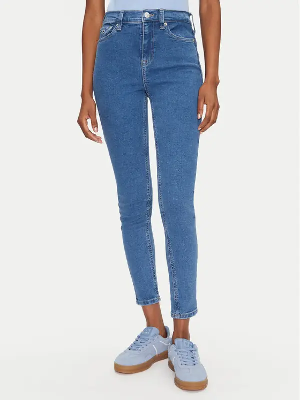 Tommy Jeans Tommy Jeans Traperice Nora DW0DW20220 Plava Skinny Fit