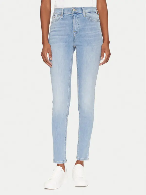 Tommy Jeans Tommy Jeans Traperice Nora DW0DW20651 Plava Skinny Fit