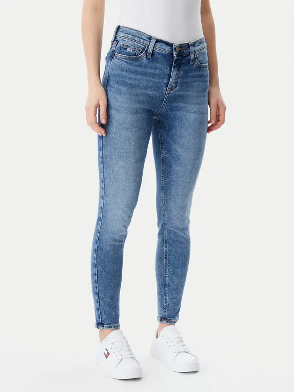 Tommy Jeans Tommy Jeans Traperice Nora DW0DW20652 Plava Skinny Fit