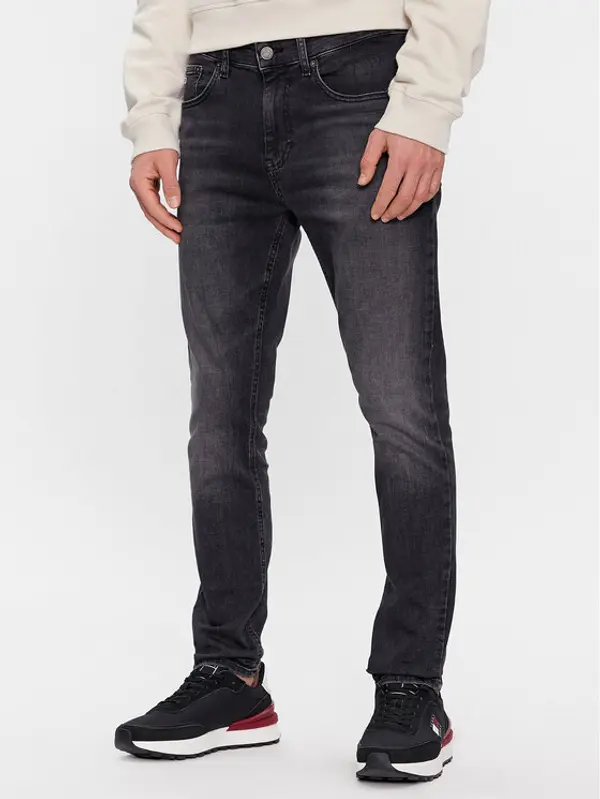 Tommy Jeans Tommy Jeans Traperice Scanton DM0DM18152 Crna Slim Fit
