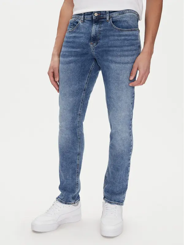 Tommy Jeans Tommy Jeans Traperice Scanton DM0DM21378 Plava Slim Fit